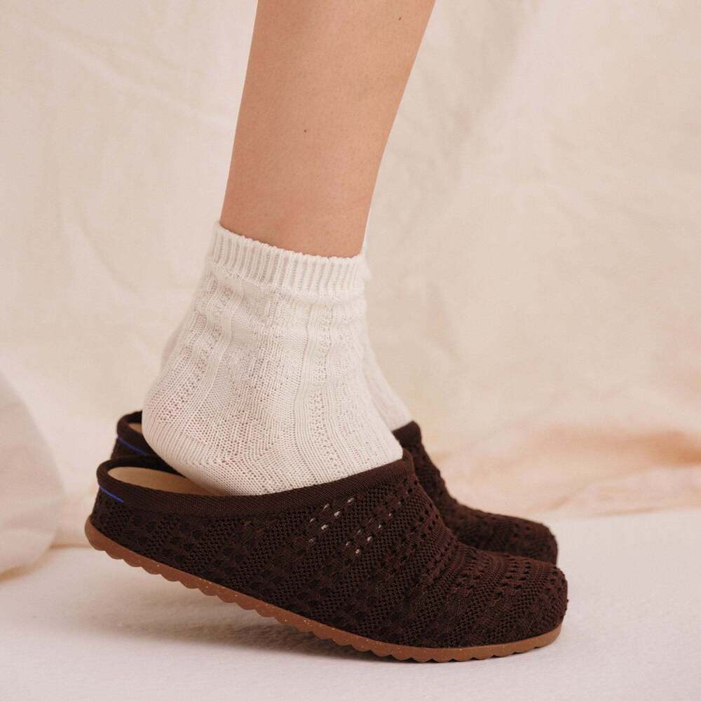 Rothy's The Casual Clog - Chocolate Crochet Size 8 - Picture 2 of 3